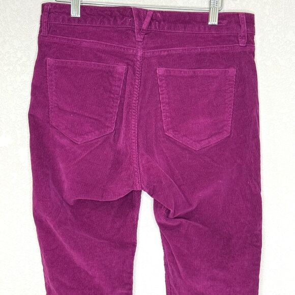 Vineyard Vines Pants Womens 28 Purple Corduroy Raw Hem Ankle Stretch 2P001366 - Picture 6 of 9